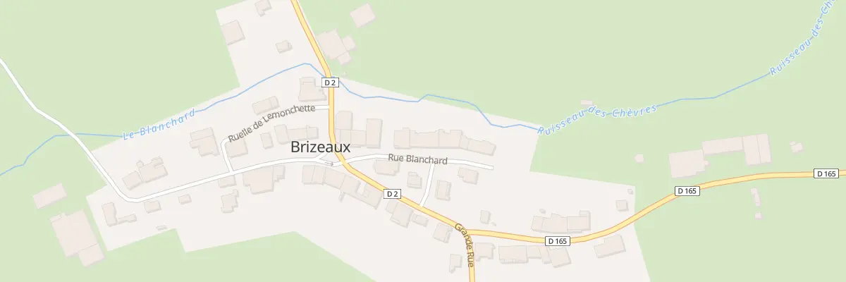 Plan du 5 Rue Blanchard à Brizeaux