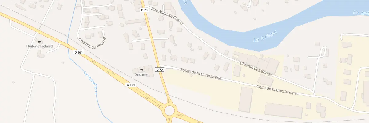 Plan du 5 Rte de la Condamine à Aouste-sur-Sye