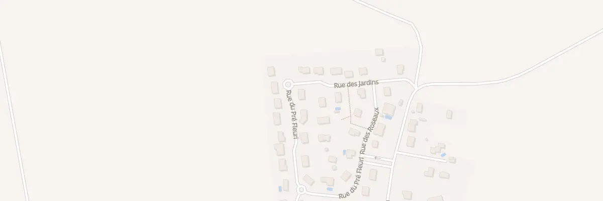 Plan du 18 Rue du Pré Fleuri à Savouges