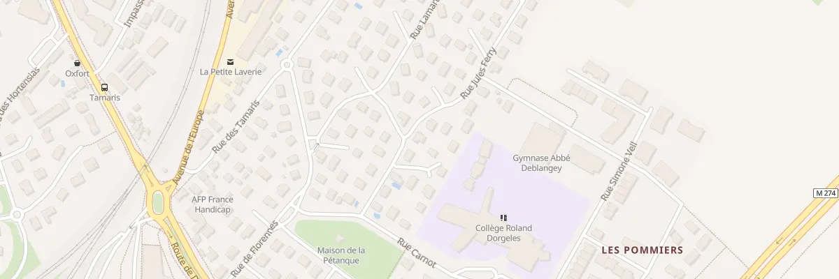 Plan du 20 Rue Jules Ferry à Longvic