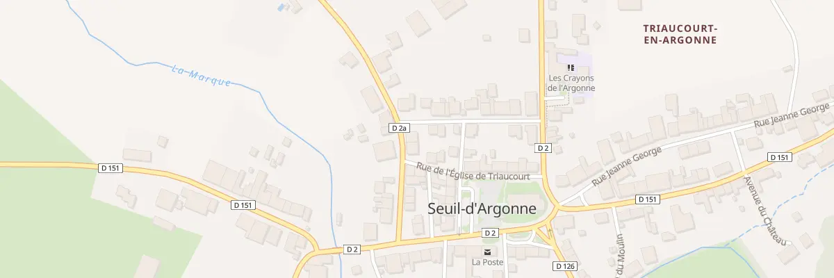 Plan du 11 Rue du Capitaine Fenaux à Seuil-d’Argonne