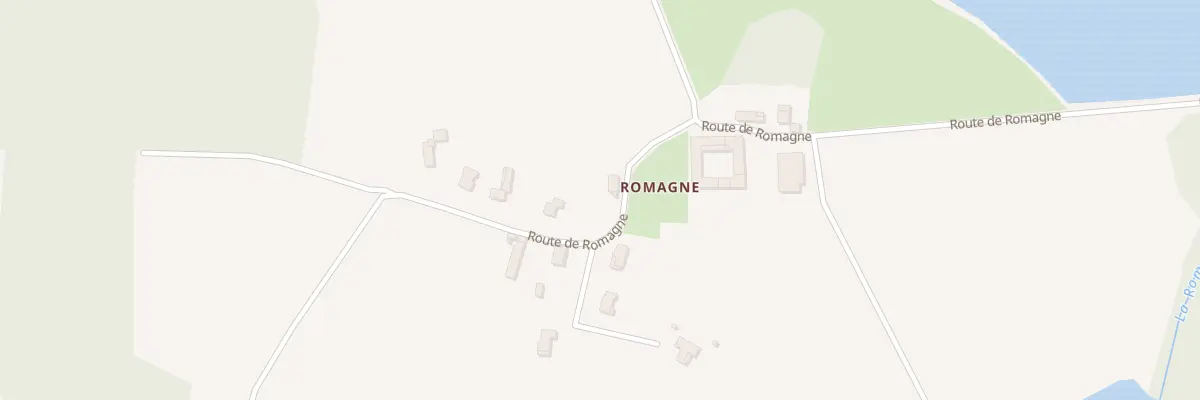 Plan du 802 Rte de Romagne au Montellier