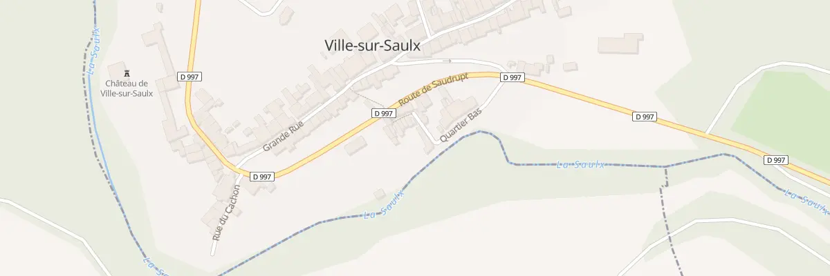 Plan du 6 Quartier Bas à Ville-sur-Saulx