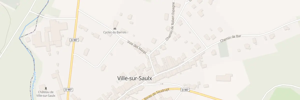 Plan du 1 Che de Robert Espagne à Ville-sur-Saulx