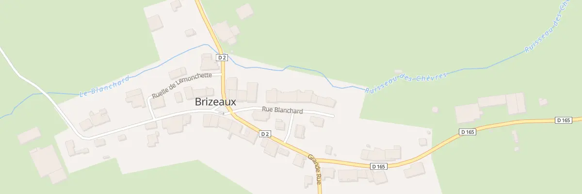 Plan du 5 Rue Blanchard à Brizeaux