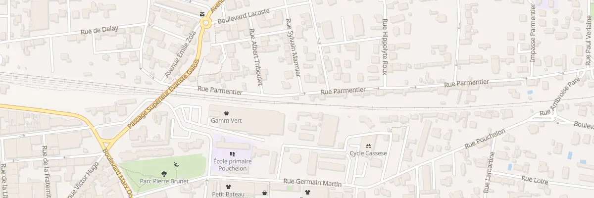 Plan du 2 Rue Parmentier à Romans-sur-Isère