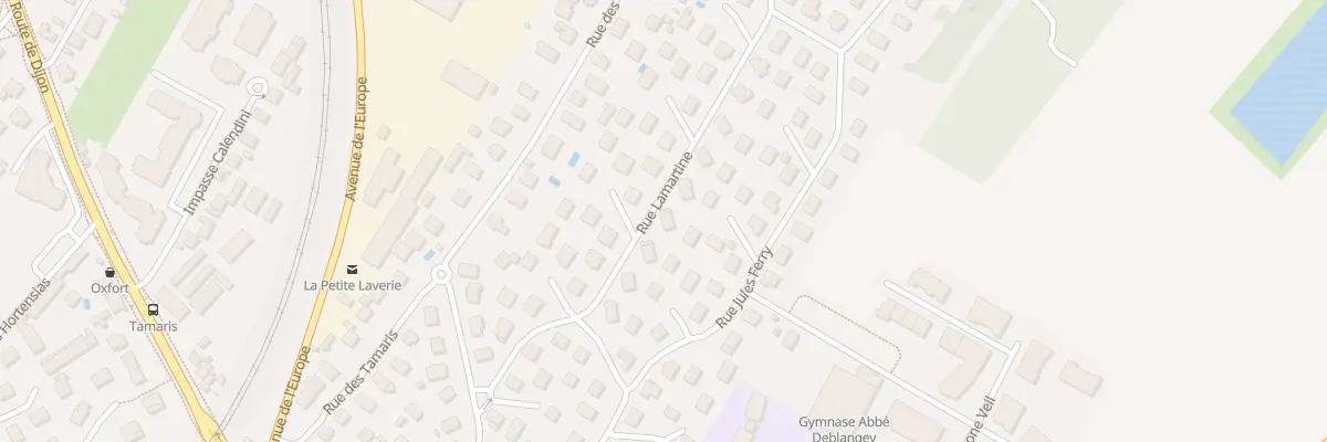 Plan du 24 Rue Lamartine à Longvic