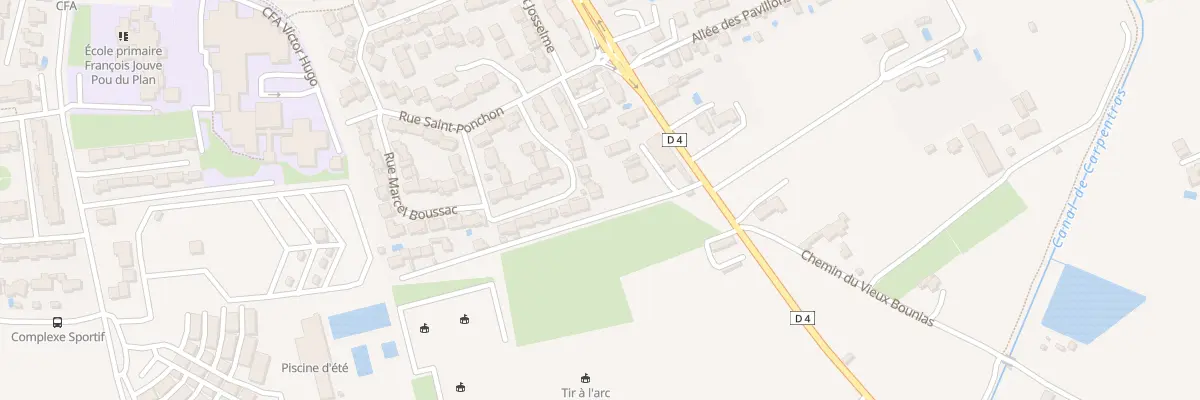 Plan du 91 Rue Jean Deforge à Carpentras