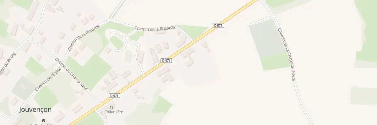 Plan du 979 Rte du Bourg à Jouvençon