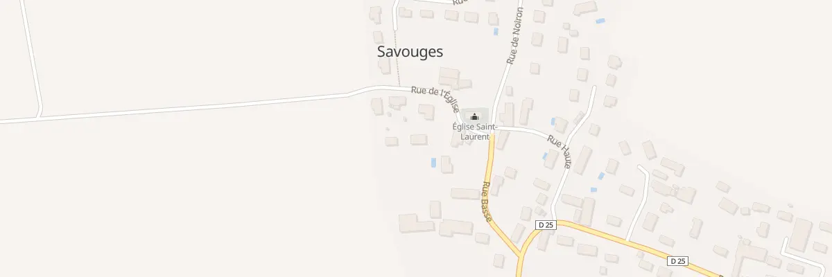 Plan du 4A Rue Basse à Savouges