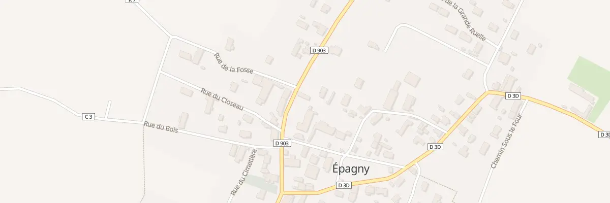 Plan du 4 Rte d’Is sur Tille à Épagny