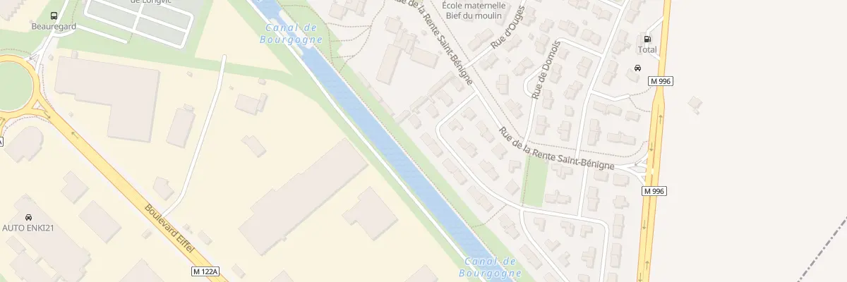 Plan du 19 Rue du Canal à Longvic