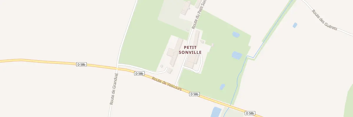 Plan du 93 Rte du Petit Sonville à Servignat