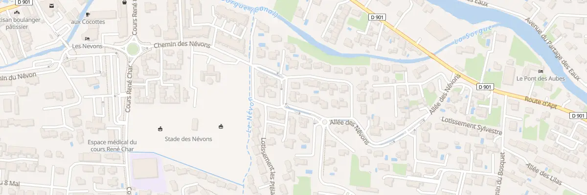Plan du 28 All des Nevons à L’Isle-sur-la-Sorgue