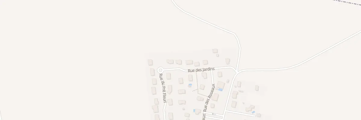 Plan du 14 Rue des Jardins à Savouges