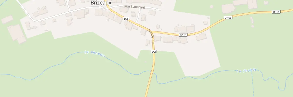 Plan du 22 Gr Grande Rue à Brizeaux