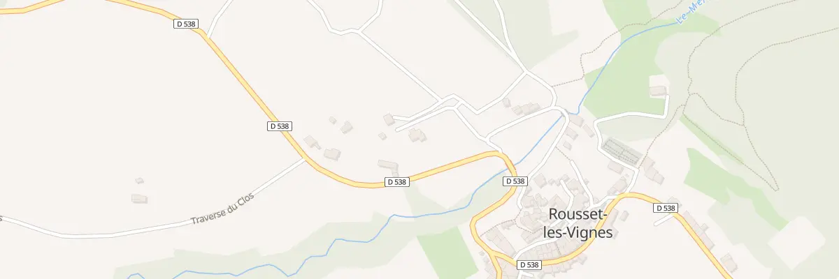 Plan du 5000 Champsaurel à Rousset-les-Vignes