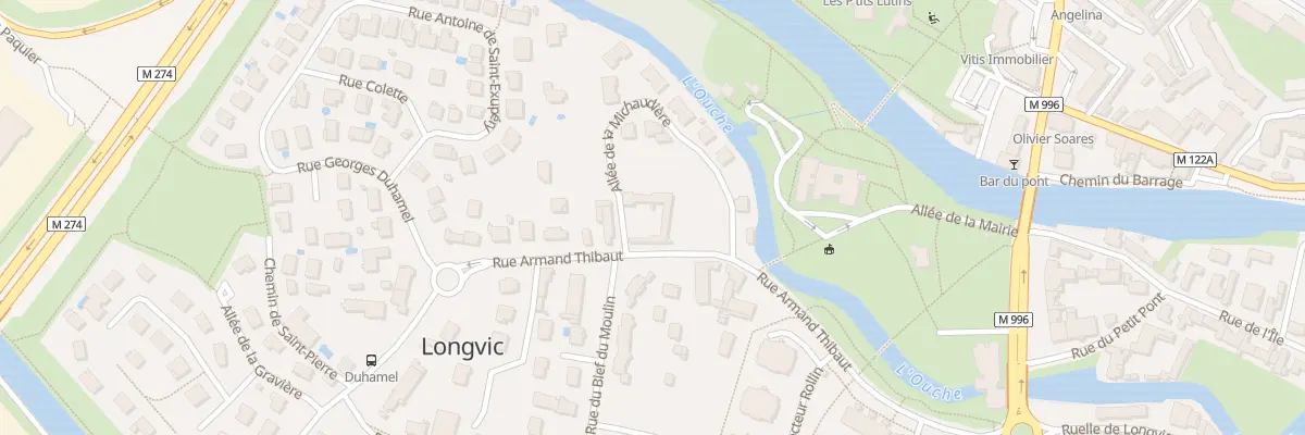 Plan du 2 All de la Michaudière à Longvic