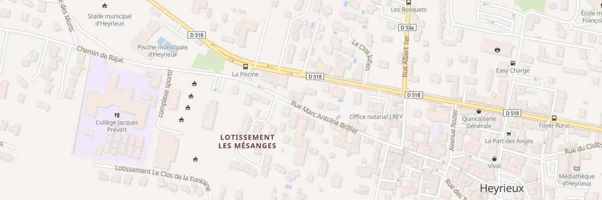 Plan du 42B Rue Marc - Antoine Brillier à Heyrieux