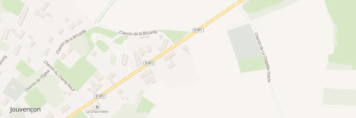 Plan du 1018 Rte du Bourg à Jouvençon