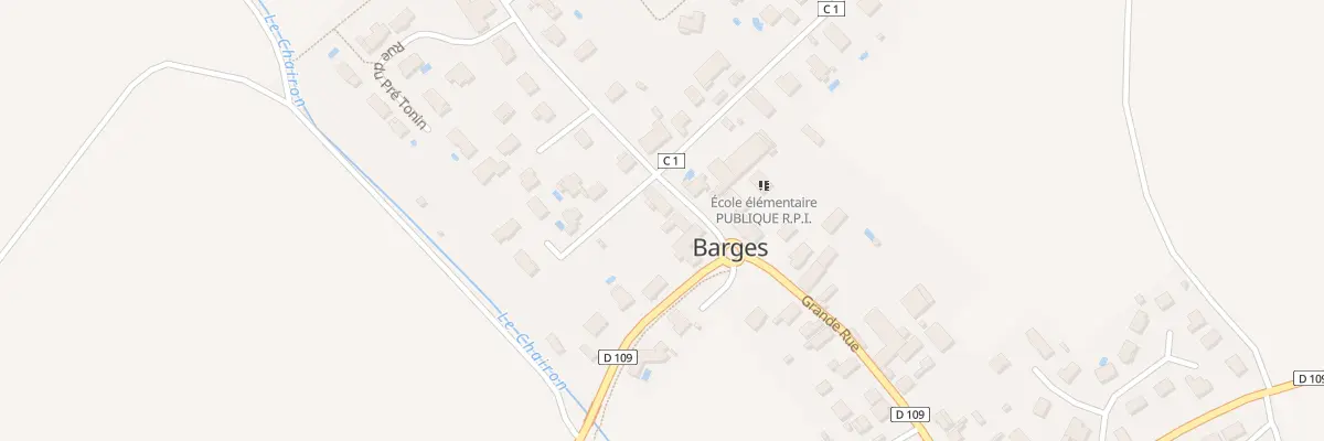 Plan du 4 Grande rue à Barges