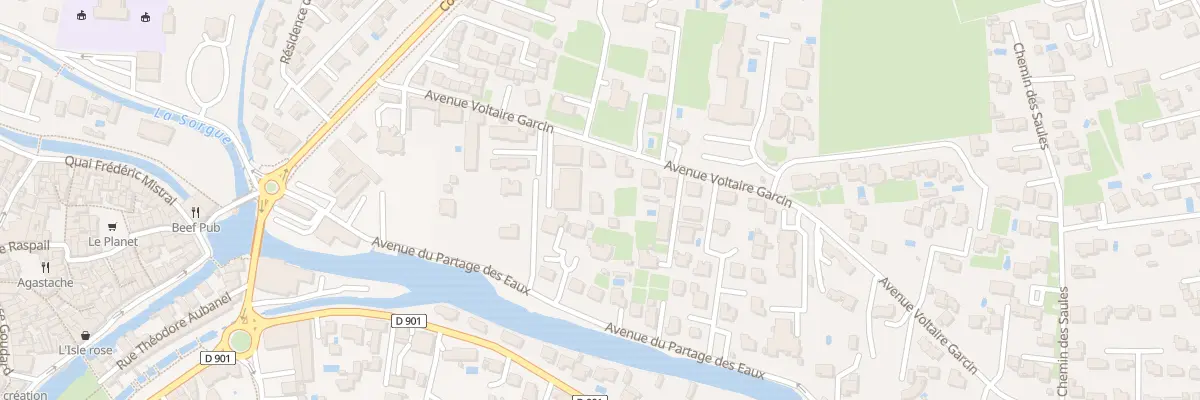 Plan du 200B Av Voltaire Garcin à L’Isle-sur-la-Sorgue