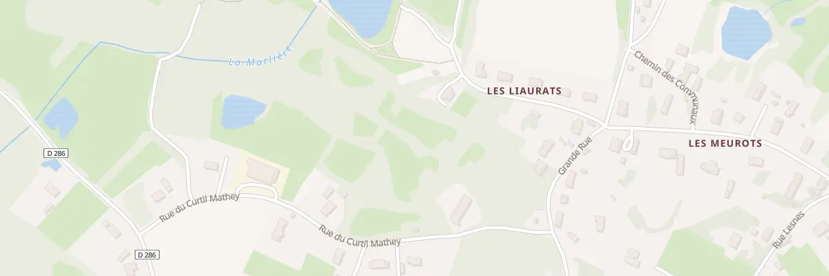 Plan du 74 Rue du Curtil Mathey à Saint-Vincent-en-Bresse