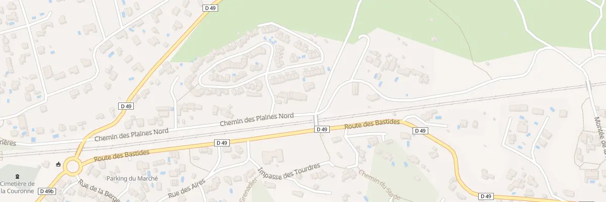 Plan du 9033 Che des Plaines Nord à Martigues
