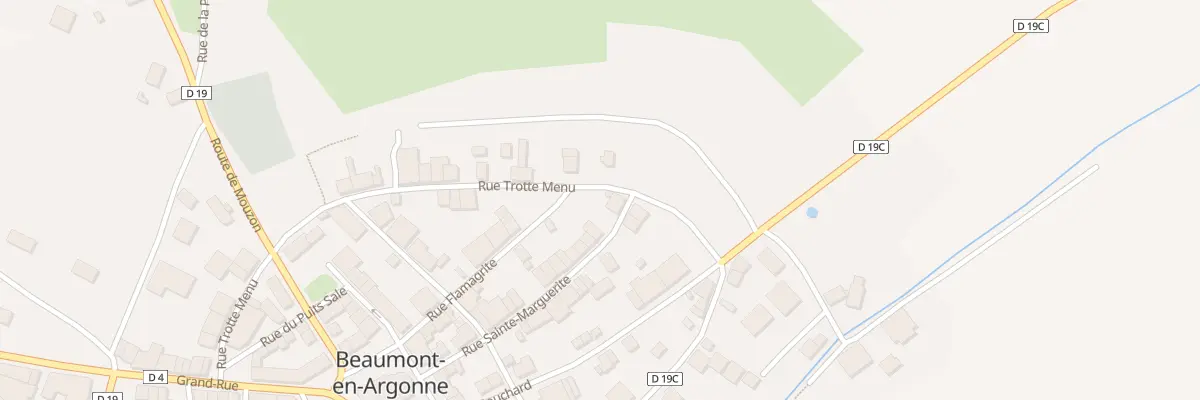 Plan du 30 Rue Sainte Marguerite à Beaumont-en-Argonne