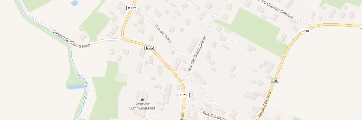 Plan du 1 Rue des Grenouillères à Saint-Martin-en-Bresse