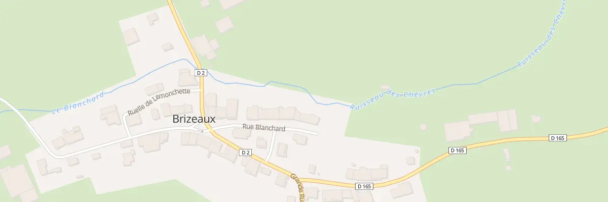 Plan du 9 Rue Blanchard à Brizeaux