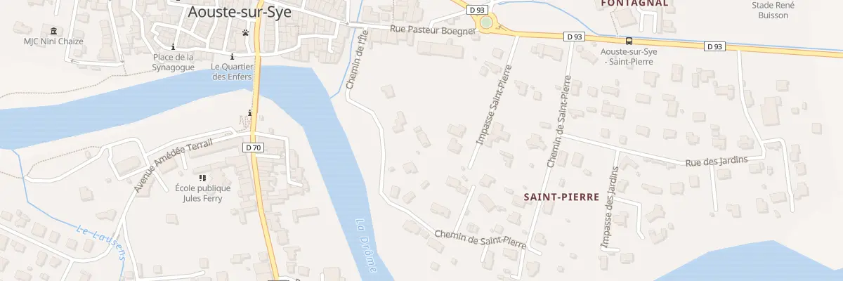 Plan du 30B Che de Saint-Pierre à Aouste-sur-Sye