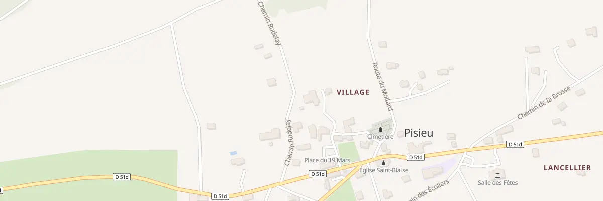 Plan du 5041 Village à Pisieu