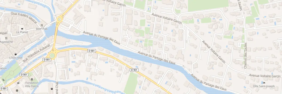 Plan du 321 Av Partage des Eaux à L’Isle-sur-la-Sorgue