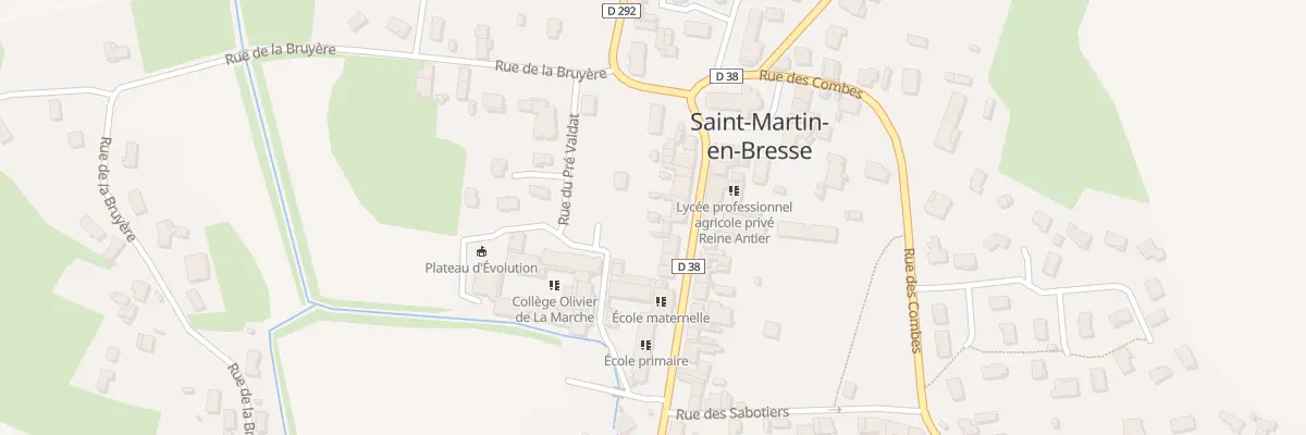Plan du 12 Rue du Bourg à Saint-Martin-en-Bresse