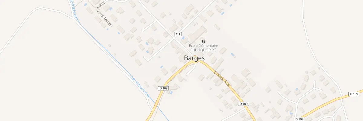 Plan du 6 Gr Grande Rue à Barges