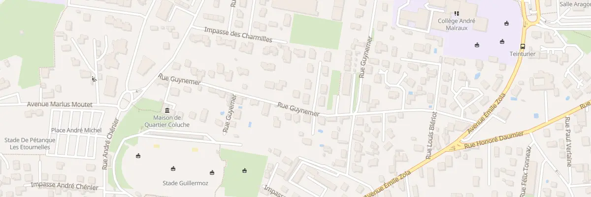 Plan du 22 Rue Guynemer à Romans-sur-Isère