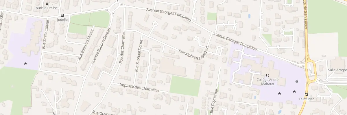 Plan du 6 Rue Alphonse Gelibert à Romans-sur-Isère