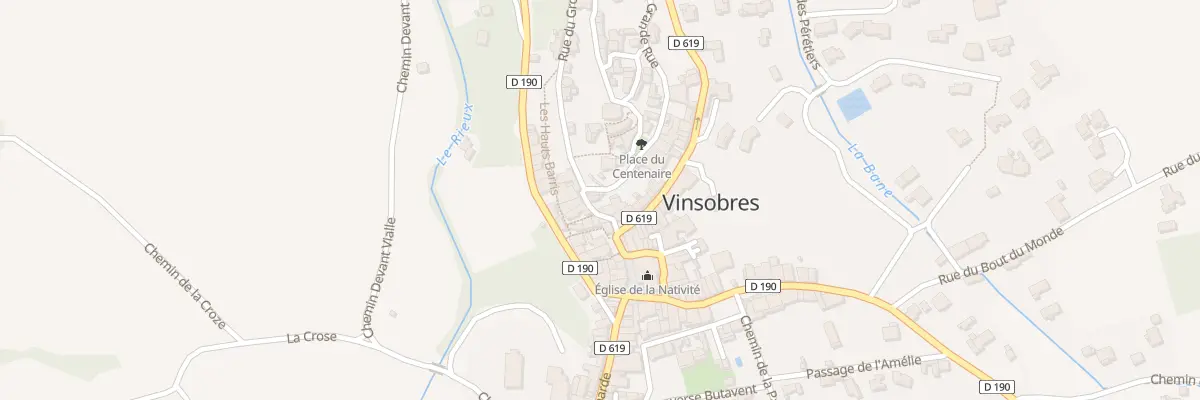 Plan du 6 Gr La Grand Rue à Vinsobres