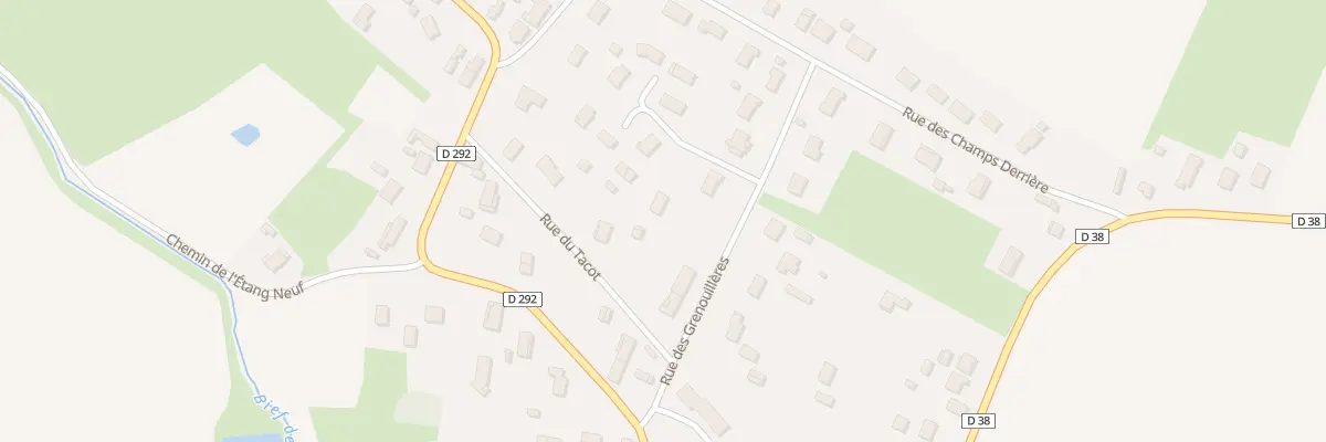 Plan du 7 Rue des Grenouillères à Saint-Martin-en-Bresse