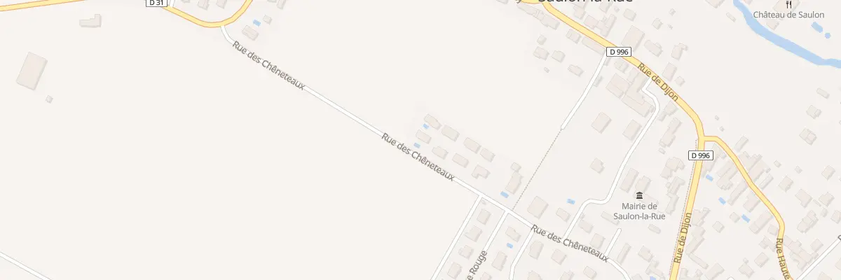 Plan du 40 Rue des Chêneteaux à Saulon-la-Rue