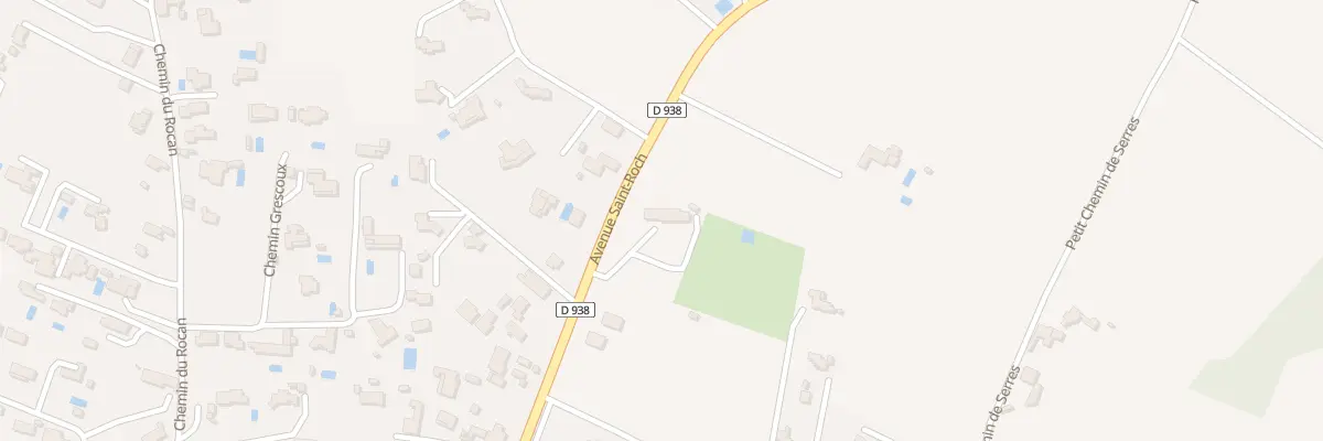 Plan du 1874 Av Saint-Roch à Carpentras