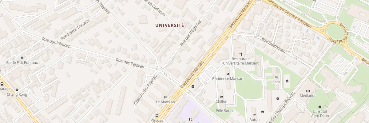 Plan du 41 Rue des Péjoces à Dijon