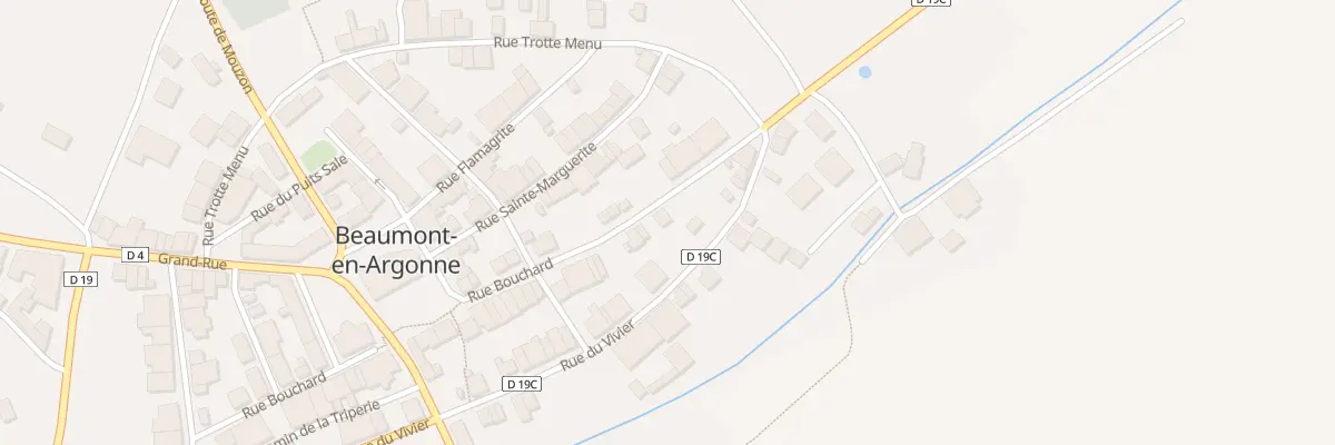 Plan du 2 Rue Bouchard à Beaumont-en-Argonne