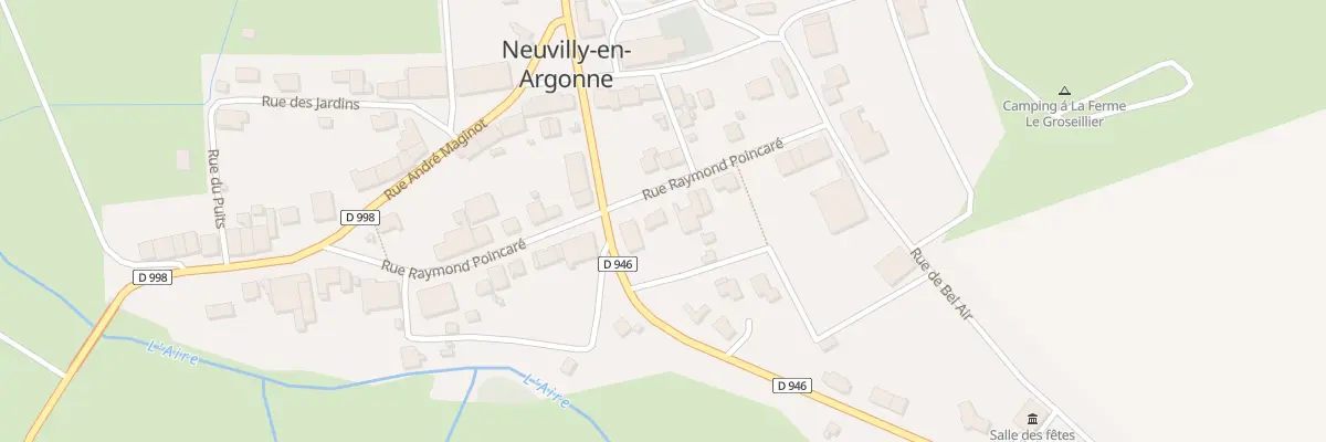Plan du 20 Rue Raymond Poincaré à Neuvilly-en-Argonne