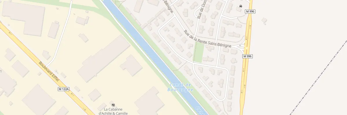 Plan du 11 Rue du Canal à Longvic