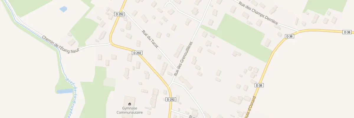 Plan du 3 Rue des Grenouillères à Saint-Martin-en-Bresse