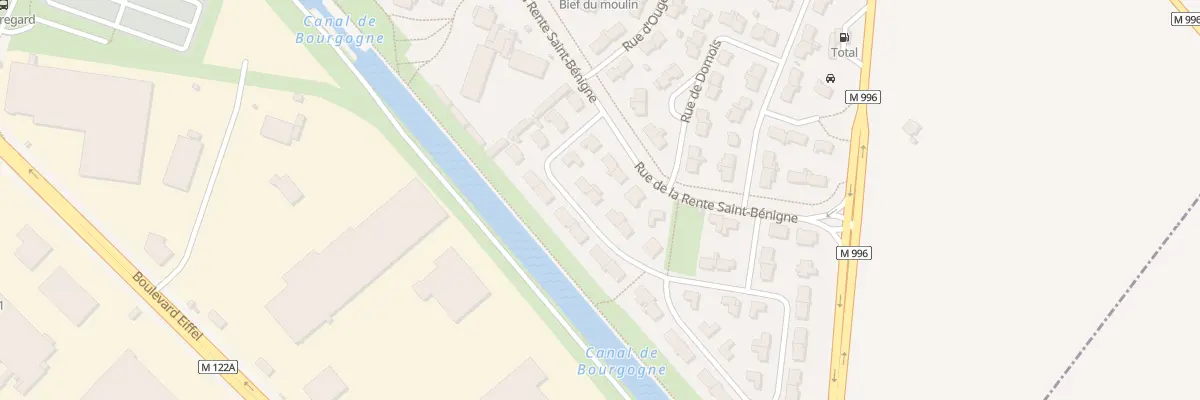 Plan du 12 Rue du Canal à Longvic