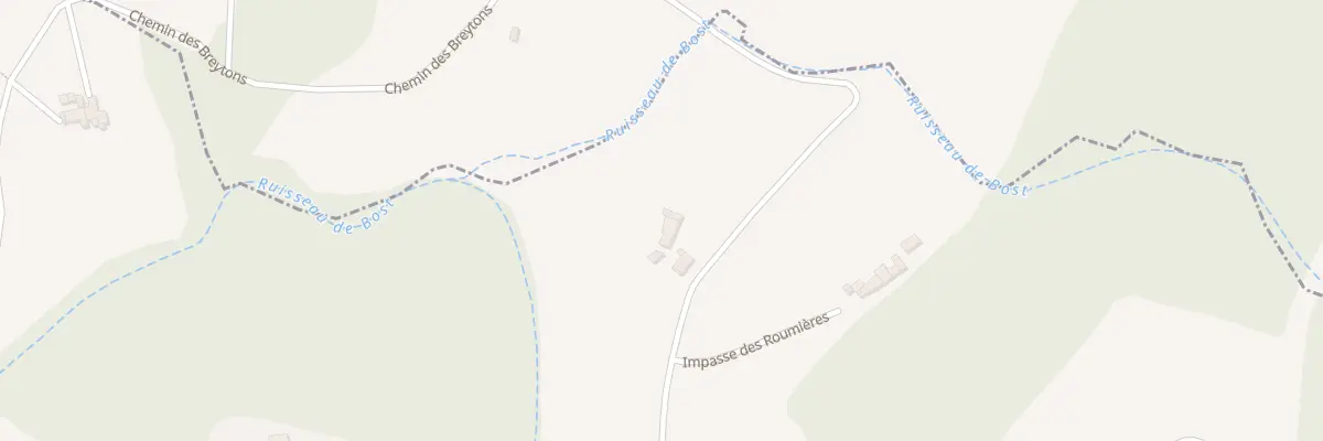 Plan du 775 Che des Roumieres à Barcelonne