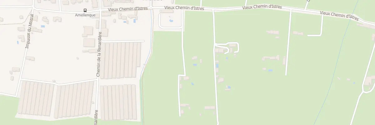 Plan du 1915 Vieux Che d’Istres à Salon-de-Provence